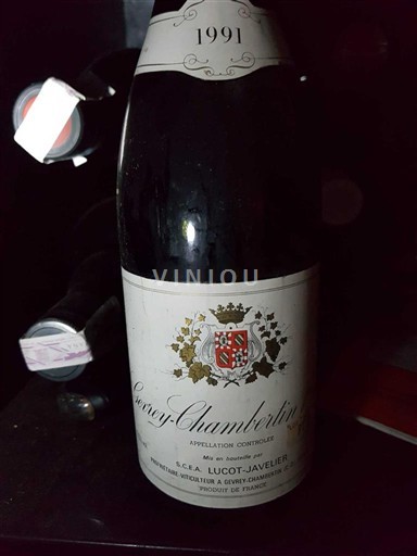 Bourgogne Gevrey-chambertin LUCOT-JAVELIER 1991
