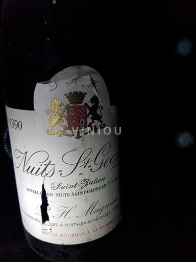 Bourgogne Nuits-saint-georges H. Magin Saint-Julien 1990