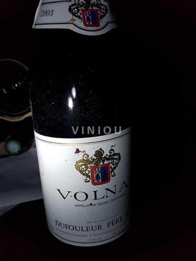 Bourgogne Volnay Dufouleur Père & Fils 2003