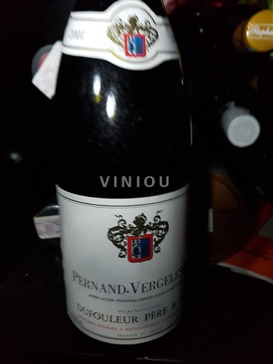 Bourgogne Pernand-Vergelesses Dufouleur Père & Fils 2002