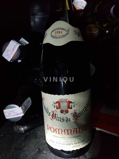 Bourgogne Pommard Jean Vaudoisey-Bergeret 1984