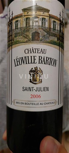 Bordeaux Saint-Julien Grand Cru Château Léoville Barton 2006