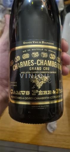 Bourgogne Charmes-chambertin Grand Cru Camus Père & Fils 2017