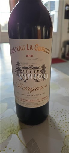 Bordeaux Margaux Château La Gurgue 2002
