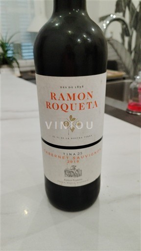 Rượu vang Rouge sec Tina 25 Ramon Roqueta 2019 Tây Ban Nha Catalonia Catalunya DO