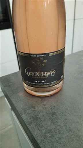 Vallée de la Loire Crémant-de-loire Bulles de Fleuray Cocteaux Ambre & Franck Non Millésimé