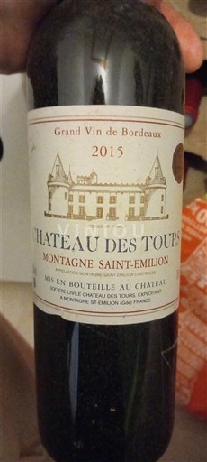 Bordeaux Montagne-saint-émilion Château S Tours 2015