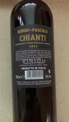 Toscana Chianti Borgo al Pascolo 2023