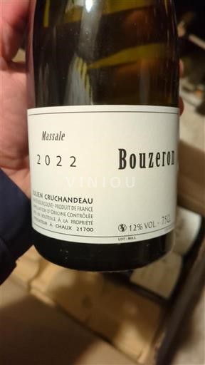 Bourgogne Bouzeron Julien Cruchandeau Massale 2022