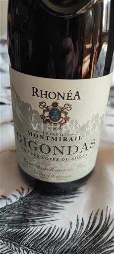 Valle del Rodano Gigondas Rhonéa Le Pas de Montmirail Senza annata