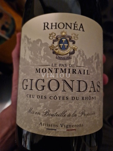 Рона долина Gigondas Rhonéa Le Pas de Montmirail Non Millésimé