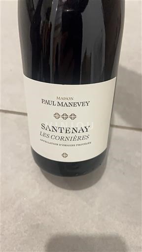 Bourgogne Santenay Maison Paul Manevey Les Cornières Non Millésimé