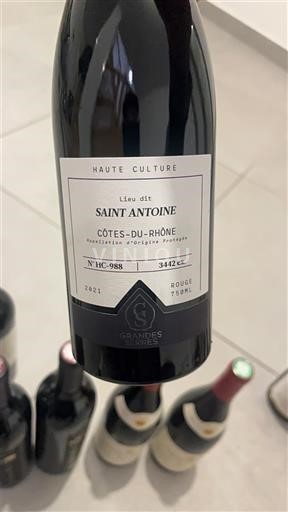 Rhône Valley Côtes du Rhône Grandes Granges Lieu dit Saint Antoine 2021