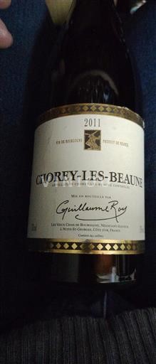 Bourgogne Chorey-lès-Beaune Guillaume Roy 2011