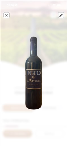 Rượu vang Rouge sec Clos l'Apogée 2022 Pháp Languedoc Không được chỉ định AOC