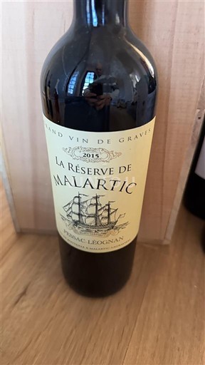Bordeaux Pessac-Léognan Malartic La Réserve de Malartic 2015