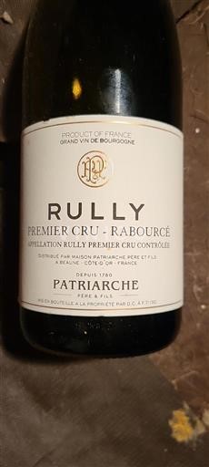 Burgundy Rully Premier Cru Patriarche Père & Fils Rabourcé 2022