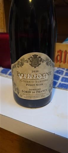 Vallée de la Loire Côtes-d'Auvergne Domaine Sorin de France 2020