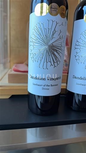 Južna Avstralija Barossa Valley Dandelion Vineyards Lionheart of the Barossa Shiraz Neleten.