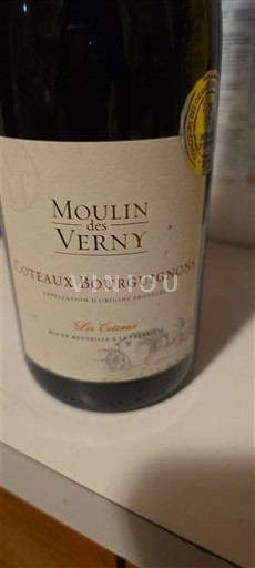 Burgund Burgunderhänge Moulin des Verny Clos Cousomère Ohne Jahrgang
