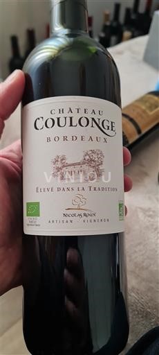 Bordeaux Château Coulonge Élevé dans la Tradition 2022