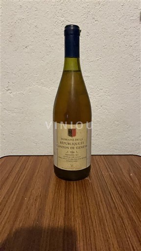 Ženeva Coteau de Lully Domaine Domaines de la République et Canton de Genève Pinot gris 1996