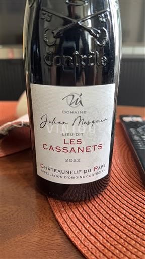 Valle del Ródano Châteauneuf-du-Pape. Domaine Julien Masquin Les Cassanets 2022