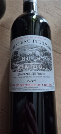 Bordeaux Bordeaux superior Château Pierrail 2015