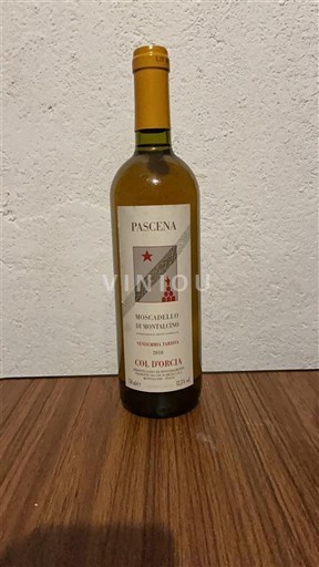 Toscana Không được chỉ định Col d'Orcia Pascena Moscadello di Montalcino Vendemmia tardiva 2010