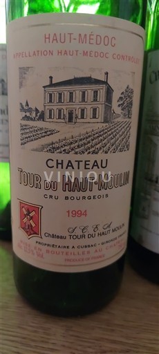 Bordoja Haut-Médoc Château Tour du Haut-Moulin 1994