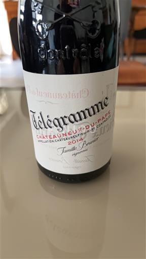 Thung lũng Rhône Châteauneuf-du-pape Domaine Vieux Télégraphe Télégramme 2014
