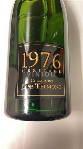 Champagne J. de Telmont Héritage 1976