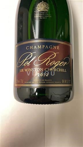 Šampanja Šampanjec Pol Roger Sir Winston Churchill 2012