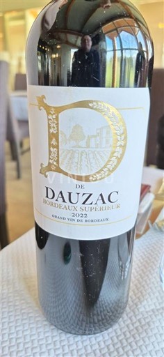 Bordeaux Bordeaux superiore Dauzac D de Dauzac 2022