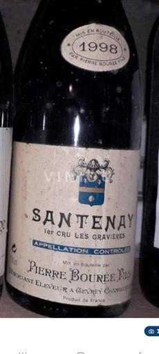 Bourgogne Ospecificerad Premier Cru Pierre Bouree Fils 1er Cru Les Gravières 1998