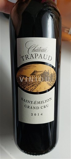 Burdeos Saint-Émilion Gran Cru Chateau Trapaud 2014