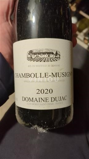 Burgundy Chambolle-Musigny Dujac 2020