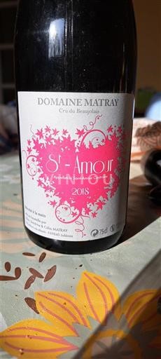 Beaujolais Thánh Tình Yêu Domaine Matray 2018