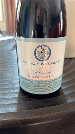 Sicile Sicilia Vinding Montecarrubo Il Carrubo 2021