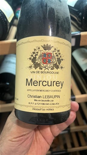Borgogna Mercurey Christian Lebaupin Senza annata