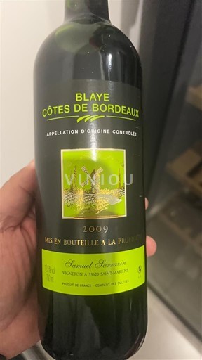 Bordeaux Blaye-Côtes-de-Bordeaux Samuel Germeau 2009