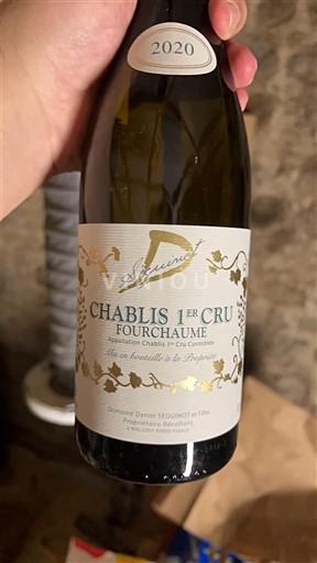 Borgogna Chablis Premier Cru Premier Cru Domaine Daniel Séguinot et Filles Fourchaume 2020