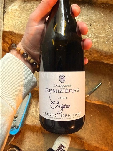 Lugina e Ronës Crozes-hermitage Domaine S Remizières Origine 2023