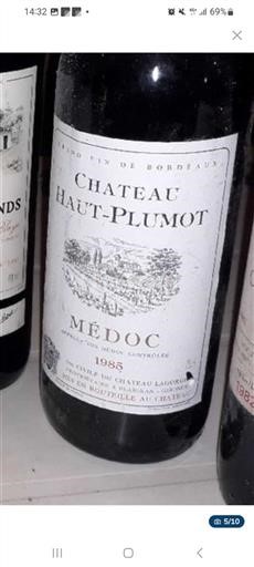 Bordeaux Médoc Château Haut-Plumot 1988