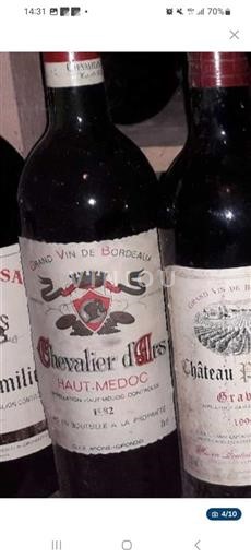 Bordeaux Haut-Médoc Chevalier d'Ars 1982