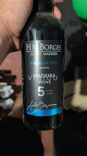 Bồ Đào Nha Madeira H.M. Borges Medium Dry Reserve Không niên vụ