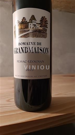 Bordeaux Pessac-Léognan Domaine Grandmaison 2023