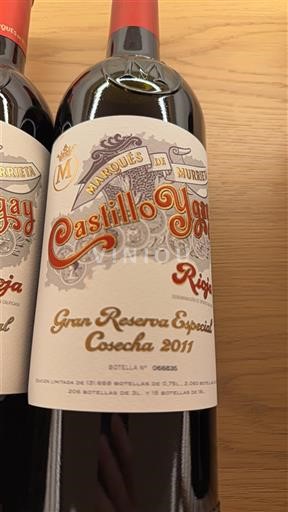 La Rioja Rioja Marqués de Murrieta Castillo Ygay Gran Reserva Especial 2011