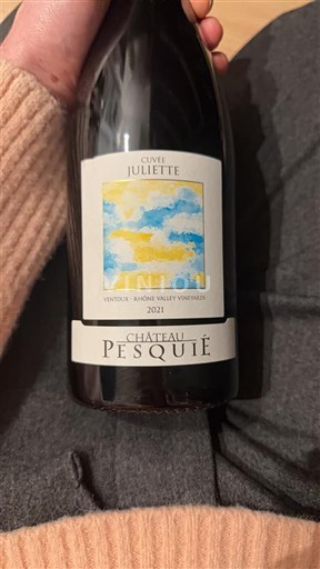 Vinhos Blanc sec Juliette Château Pesquié 2021 França Vale do Ródano Ventoux AOC