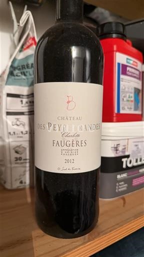 Languedoque Faugères Château S Peyregrandes Charlène 2012